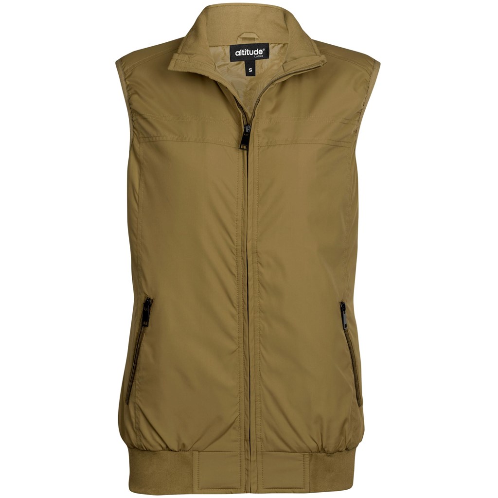 Ladies Colorado Bodywarmer �C Khaki