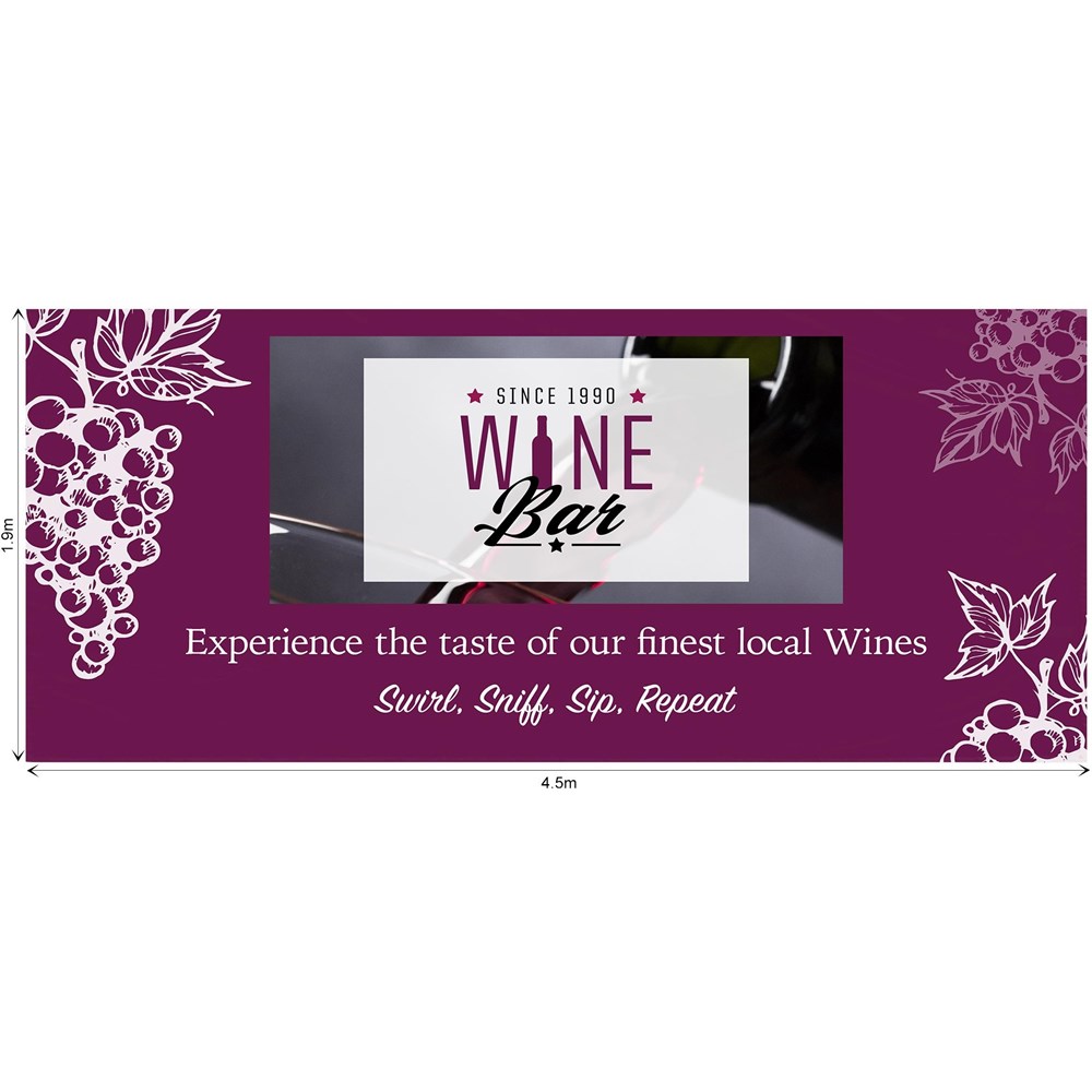 Ovation Sublimated Gazebo 4.5m X 3m �C Long Side Full-Wall  (Excludes Hardware)