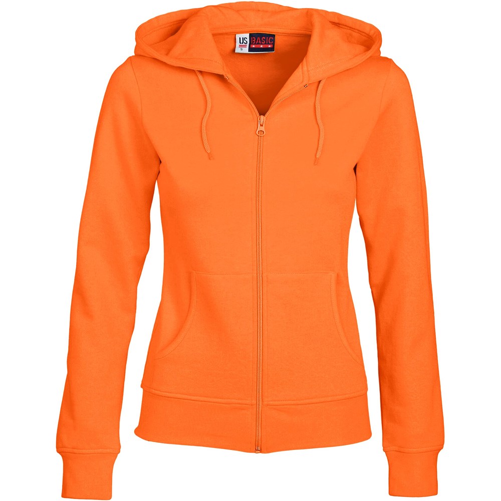 Ladies Bravo Hooded Sweater �C Orange