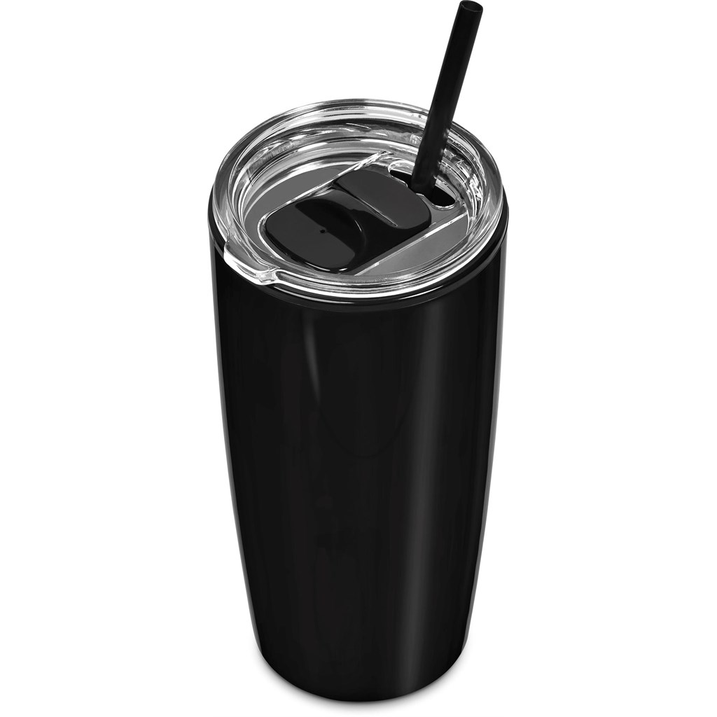 Altitude Daytona Plastic 2-in-1 Double-Wall Tumbler & Straw �C 600ml