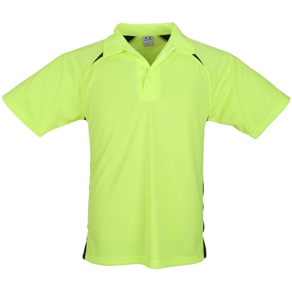 Kids Splice Golf Shirt �C Lime