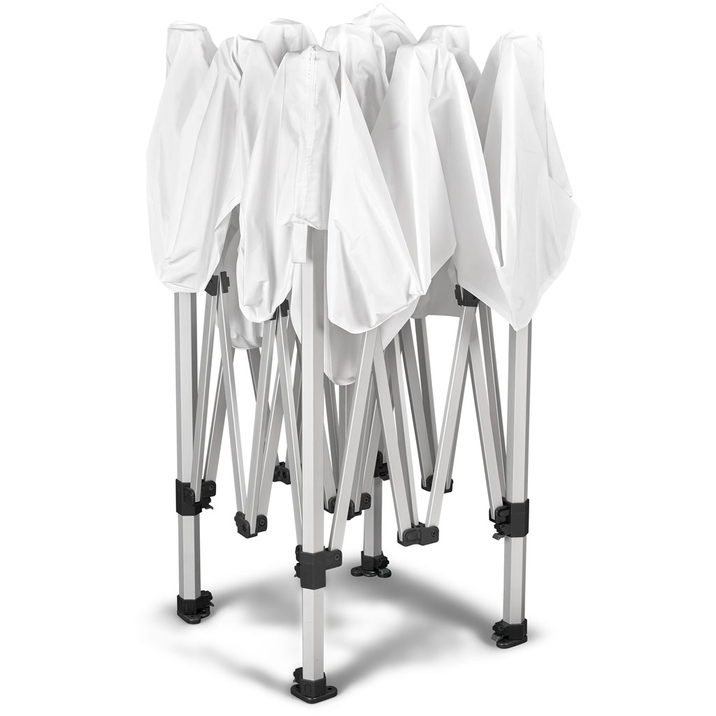 Ovation Sublimated Gazebo 2m X 2m Petite Frame �C 2 Half-Wall Skins �C 1 Full-Wall Skin