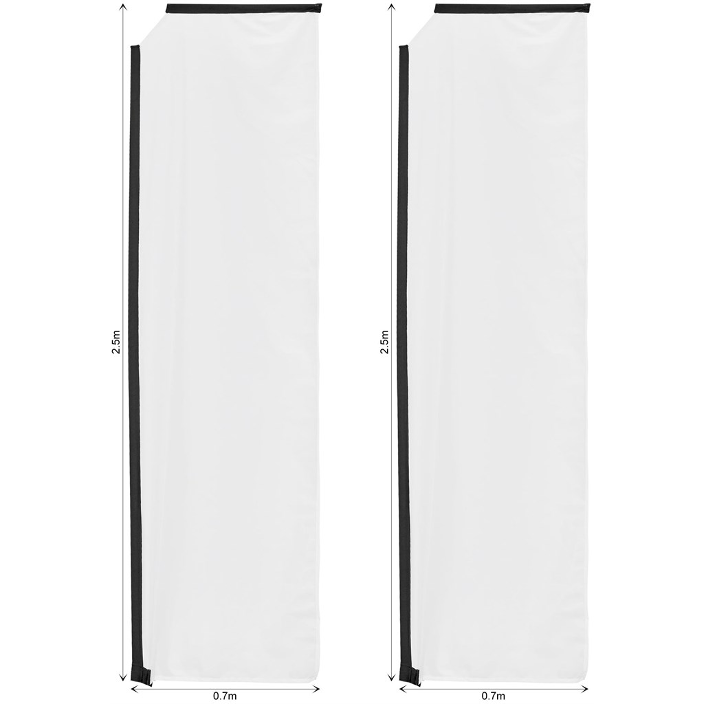 Legend 3m Sublimated Telescopic Flying Banner Skin �C Set Of 2 (Excludes Hardware)