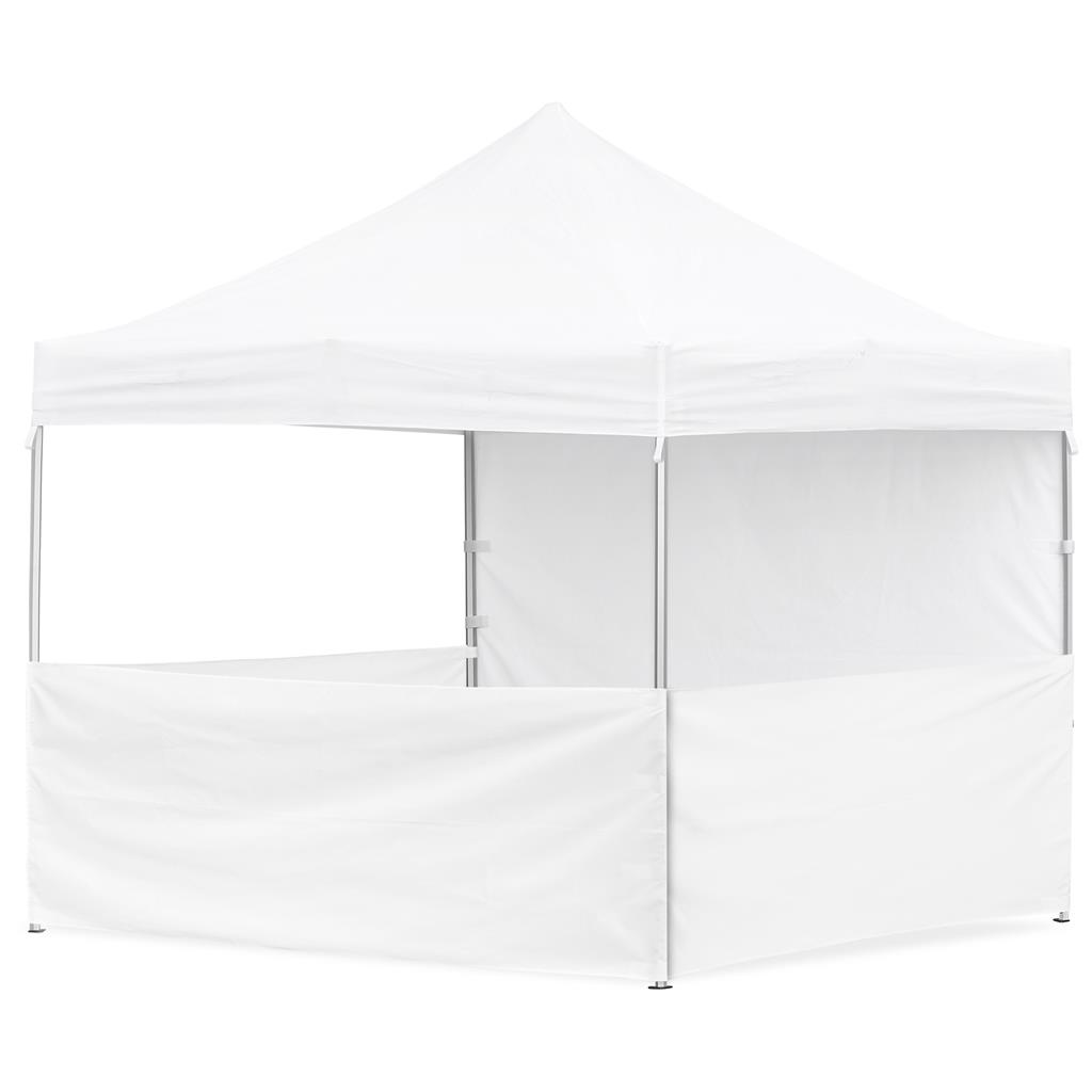 Coated Steel Sublimated Gazebo 3m x 3m �C 3 Half-Wall Skins -1 Full-Wall Skin