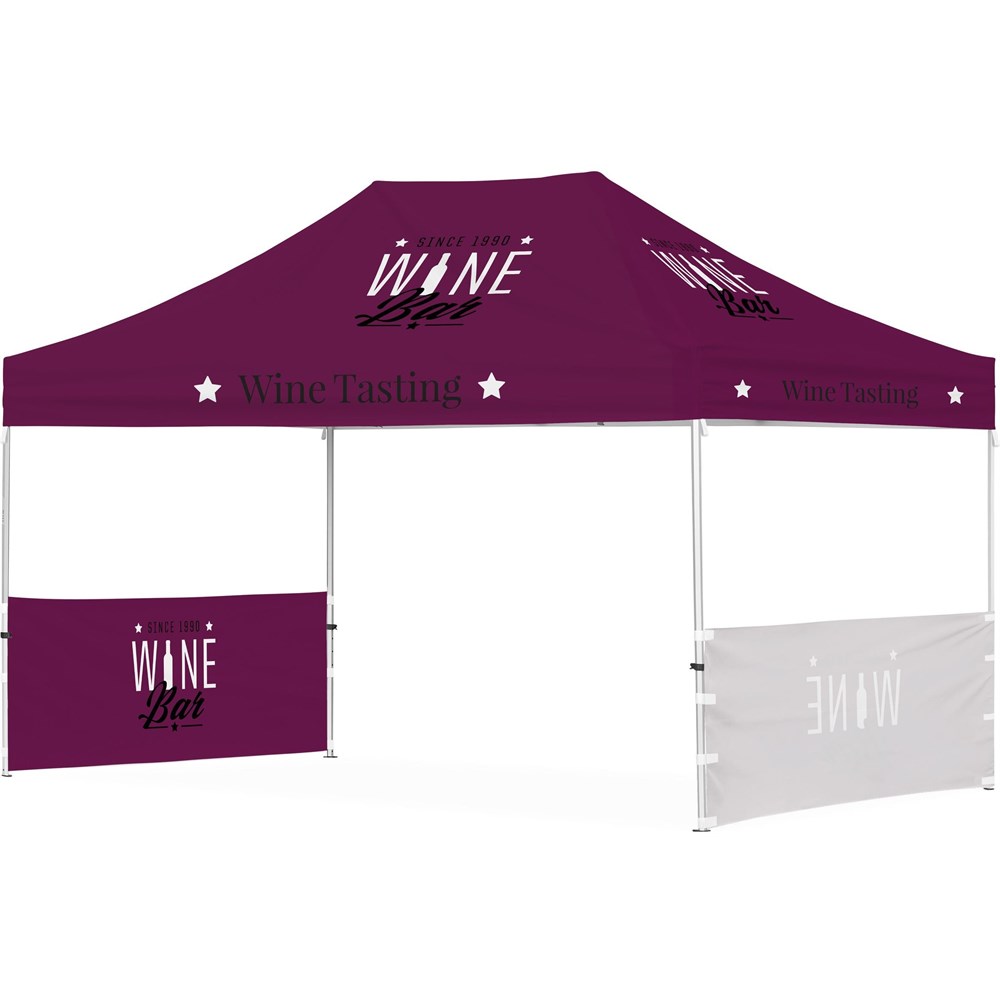 Ovation Sublimated Gazebo 4.5m X 3m �C 2 Short Half-Wall Skins