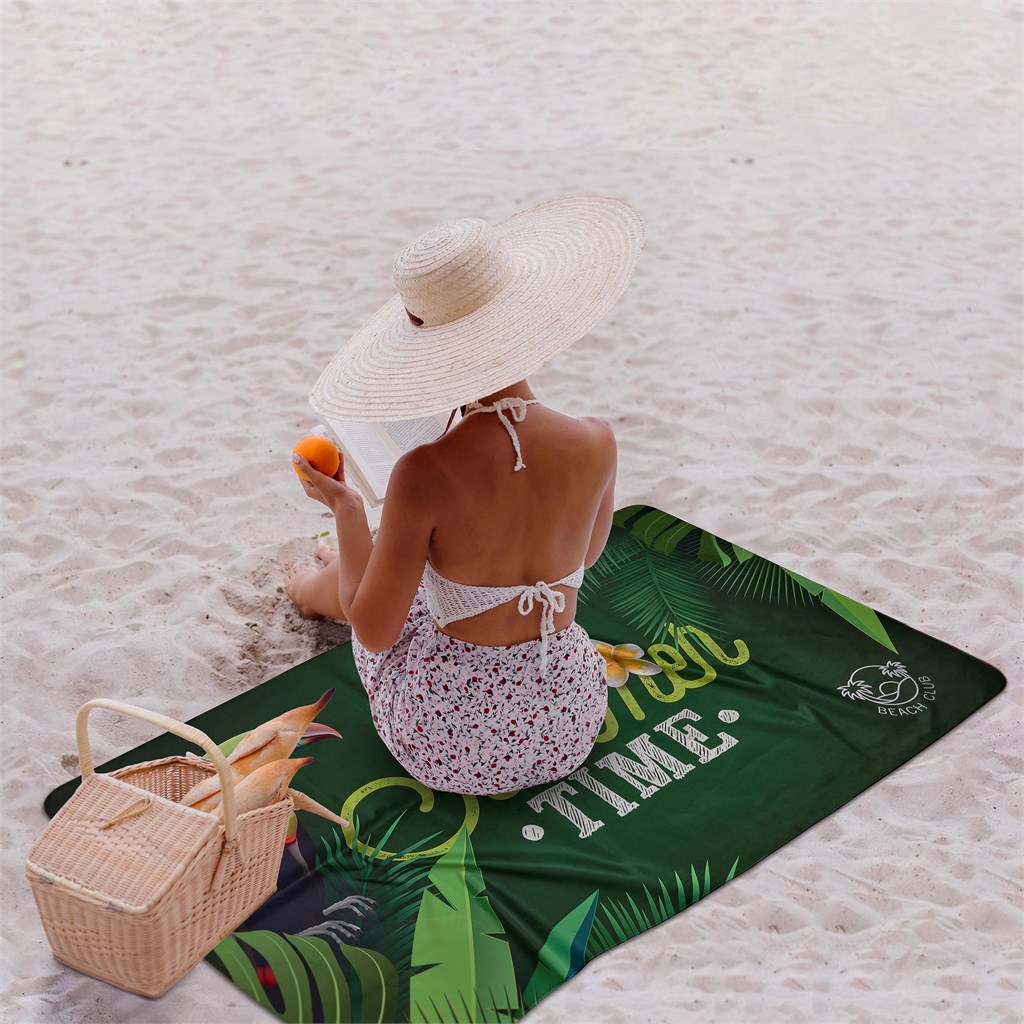 Hoppla Hula Beach Towel �C Single Sided Branding