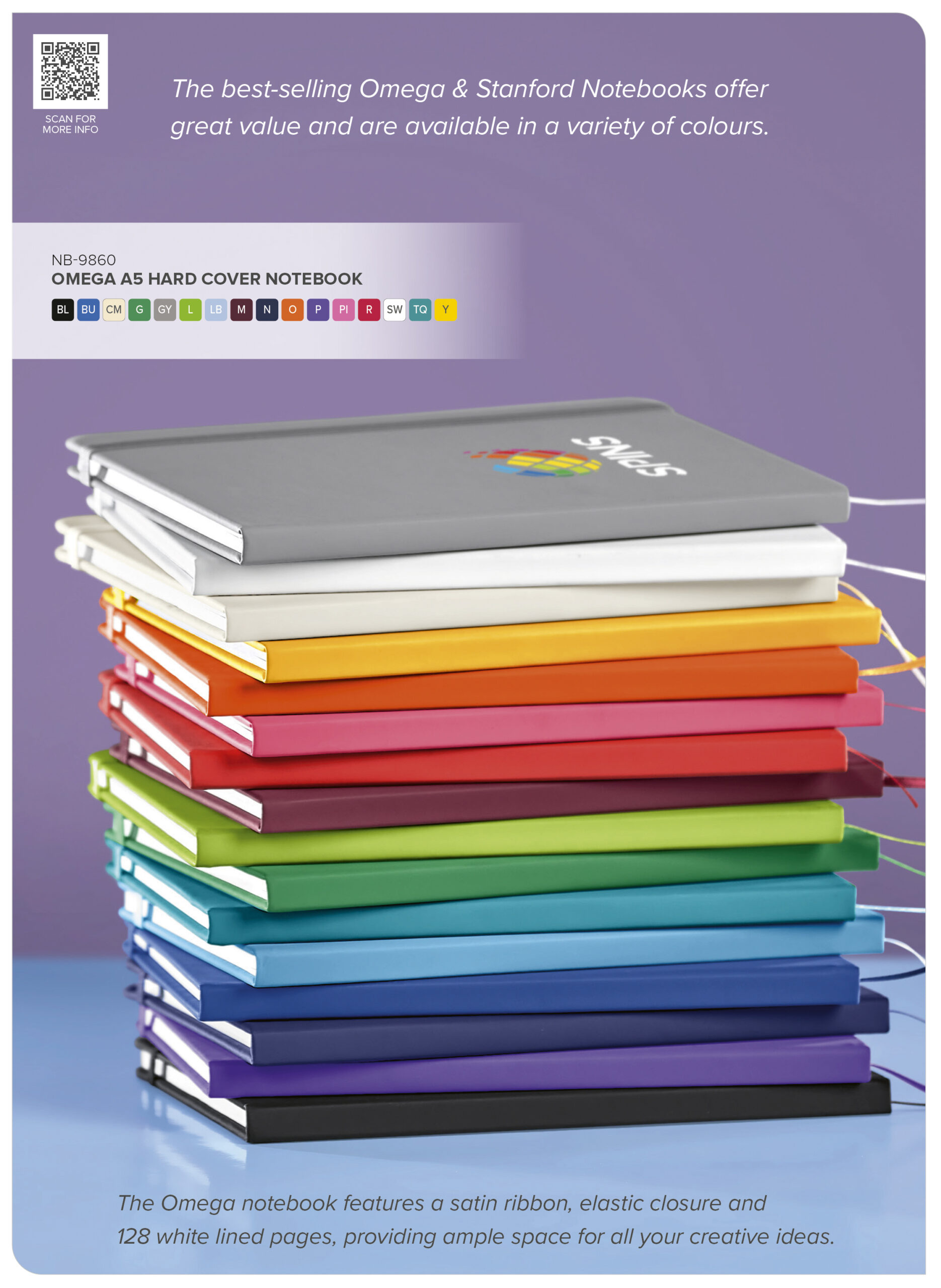 Altitude Omega A5 Hard Cover Notebook