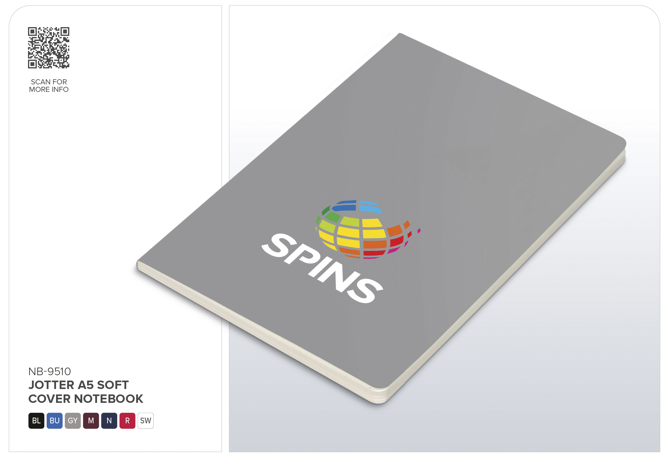 Altitude Jotter A5 Soft Cover Notebook