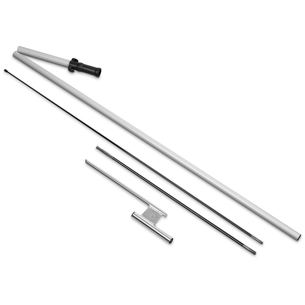 Legend 2M Sublimated Sharkfin Double-Sided Flying Banner �C 1 complete unit