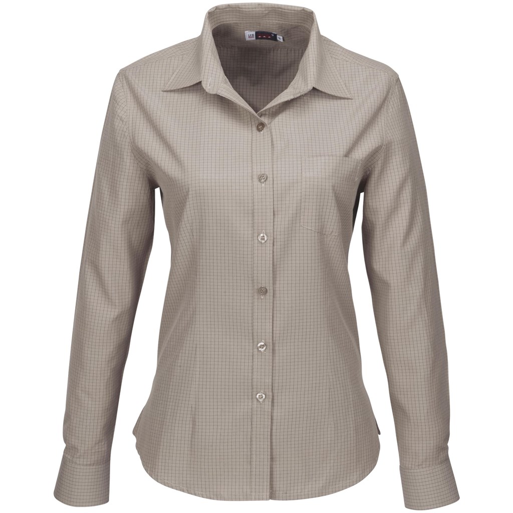 Ladies Long Sleeve Huntington Shirt �C Khaki