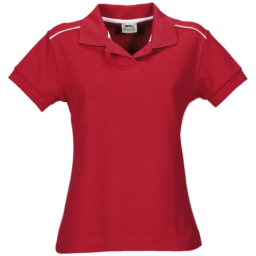 Ladies Backhand Golf Shirt �C Red
