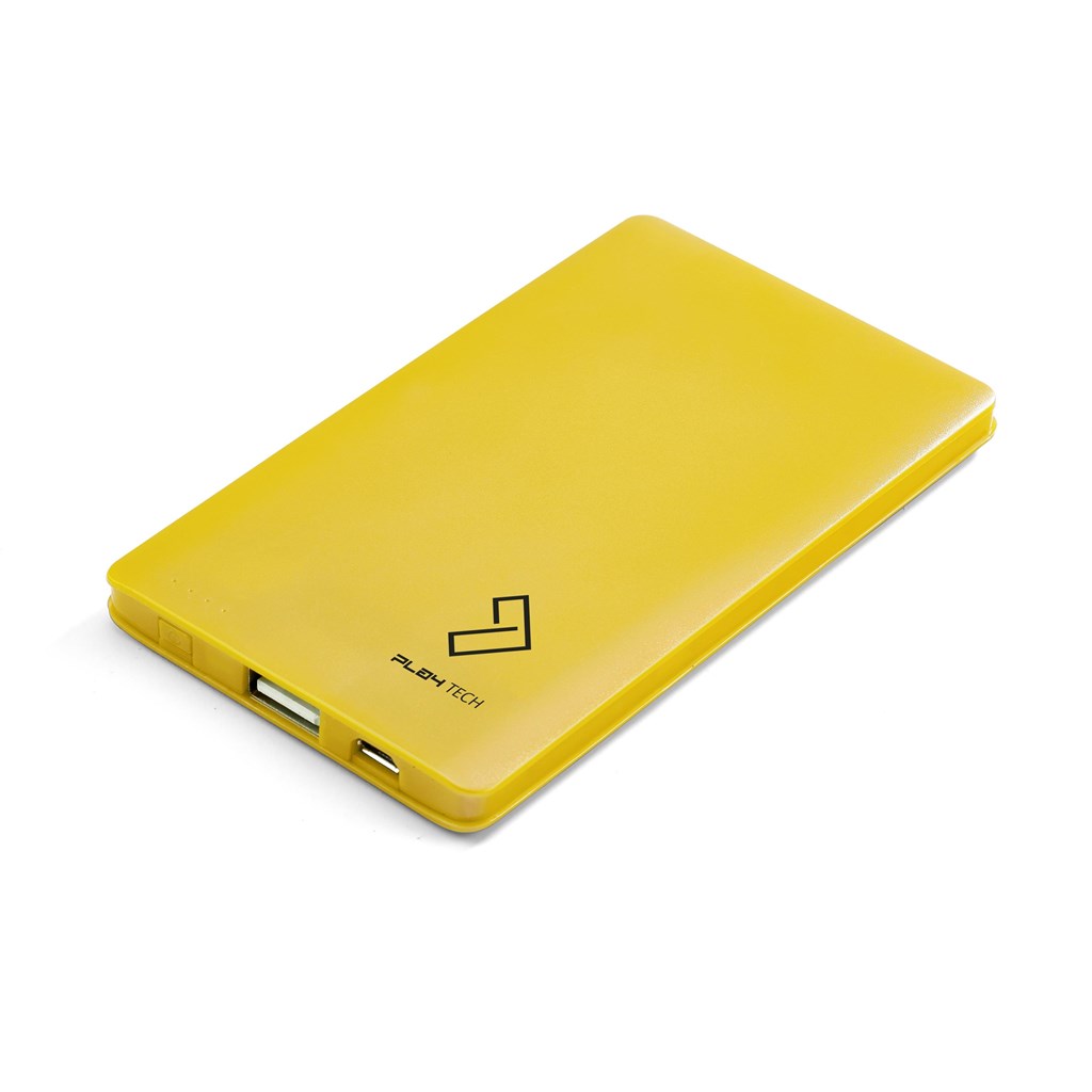 Altitude Maxi Slim Power Bank �C 4,000mAh �C Yellow