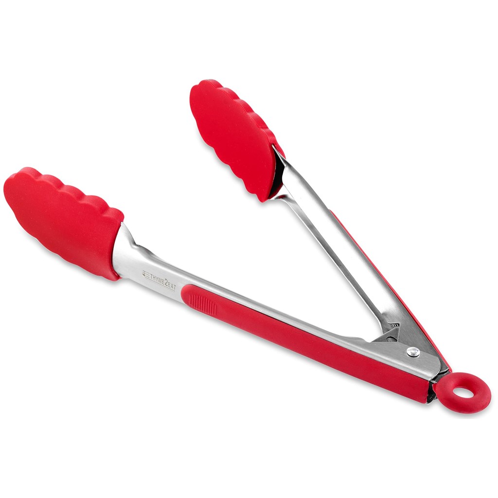 Altitude Crafty Chef Silicone Tongs �C Red