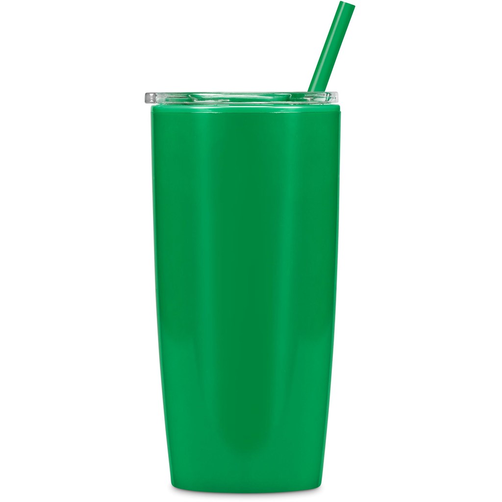 Altitude Daytona Plastic 2-in-1 Double-Wall Tumbler & Straw �C 600ml