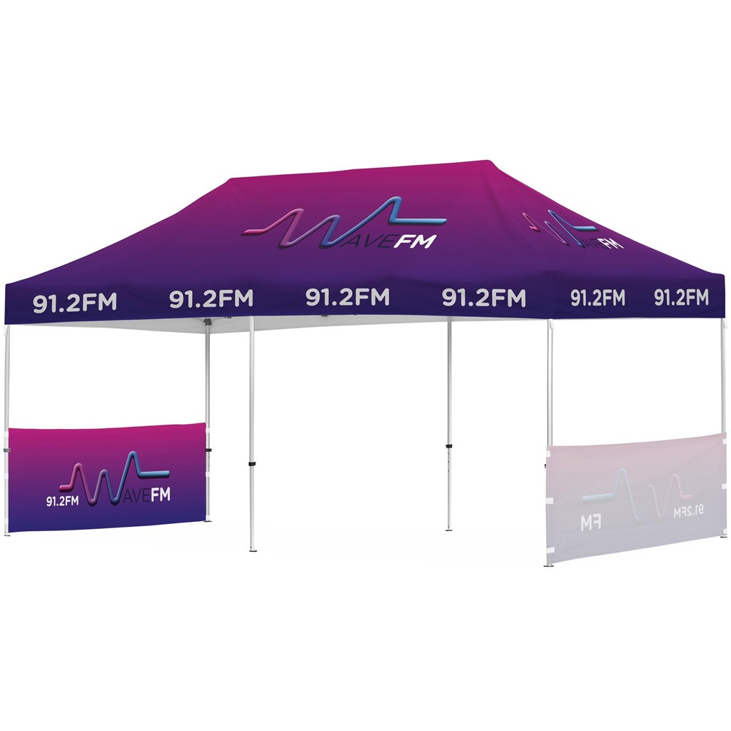 Ovation Sublimated Gazebo 6m X 3m �C 2 Short Half-Wall Skins