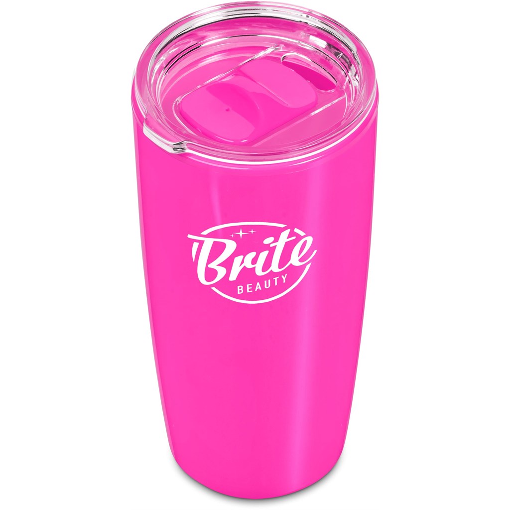 Altitude Daytona Plastic 2-in-1 Double-Wall Tumbler & Straw �C 600ml