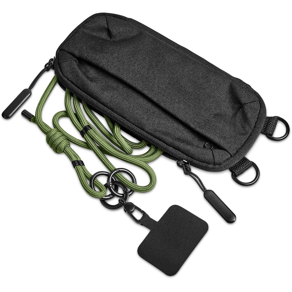 Altitude Glam Recycled PET Crossbody Bag & Phone Strap