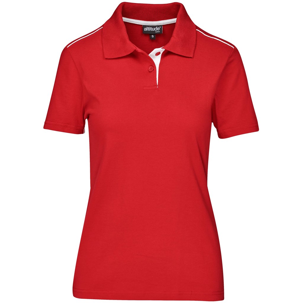 Ladies Galway Golf Shirt �C Red