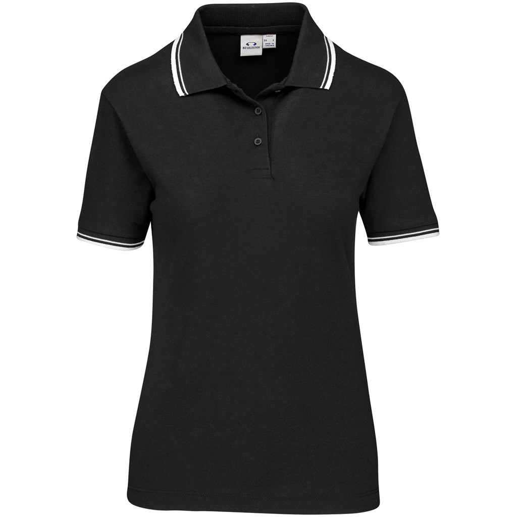 Ladies Cambridge Golf Shirt �C Black