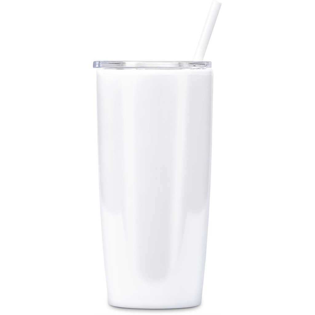 Altitude Daytona Plastic 2-in-1 Double-Wall Tumbler & Straw �C 600ml