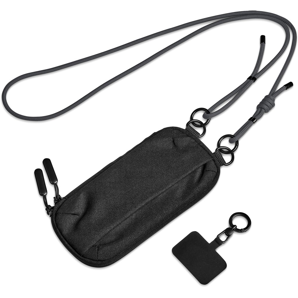Altitude Glam Recycled PET Crossbody Bag & Phone Strap