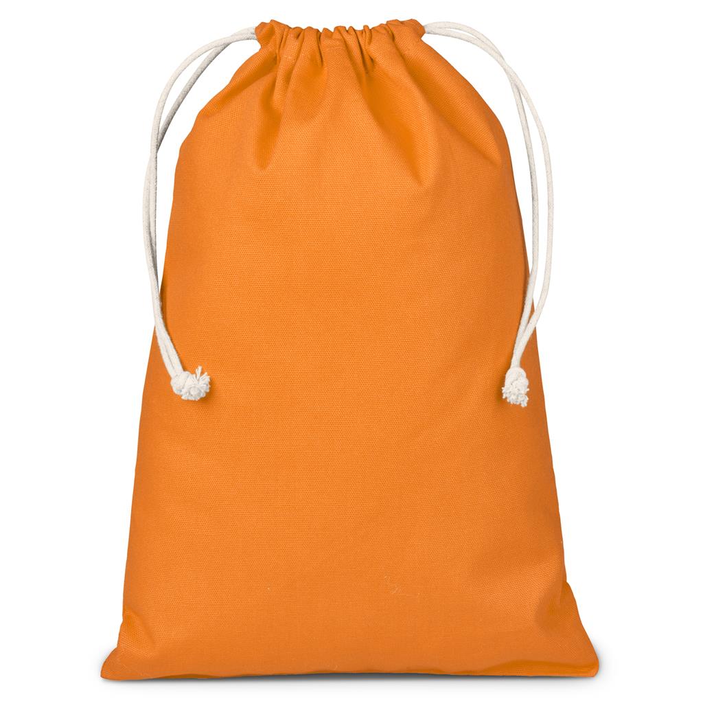 Altitude Allsorts Maxi Cotton Drawstring Pouch �C Orange