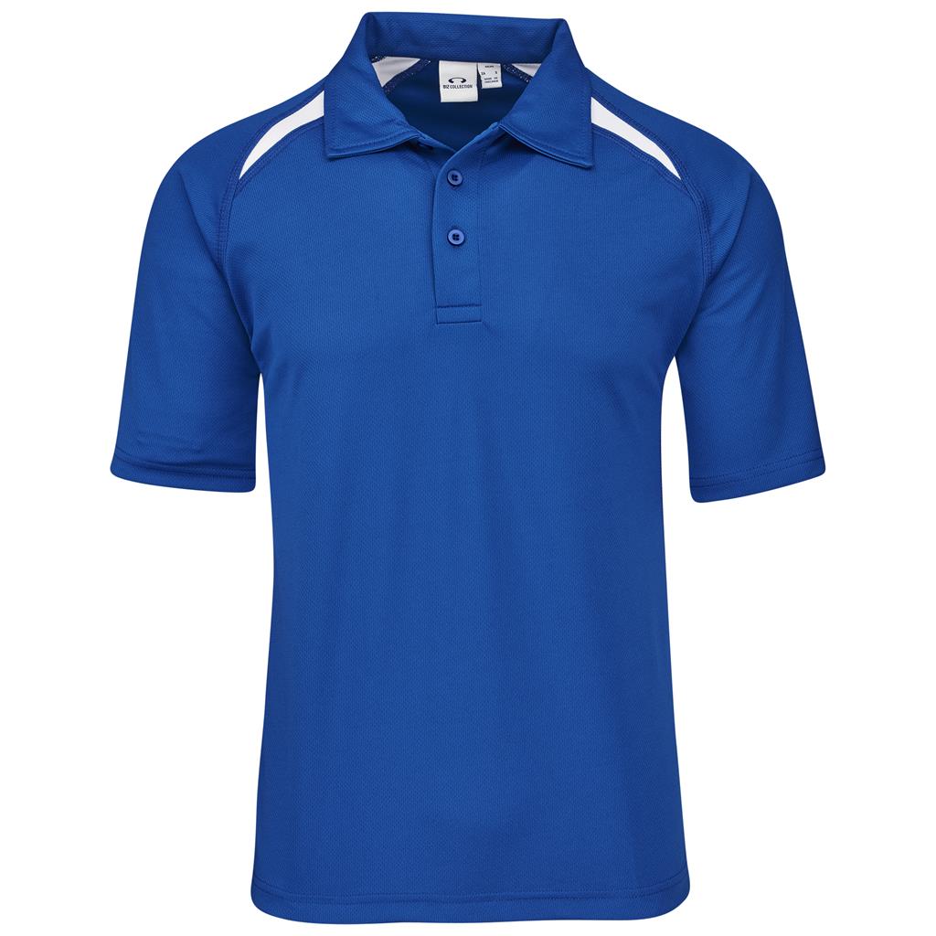Kids Splice Golf Shirt �C Royal Blue