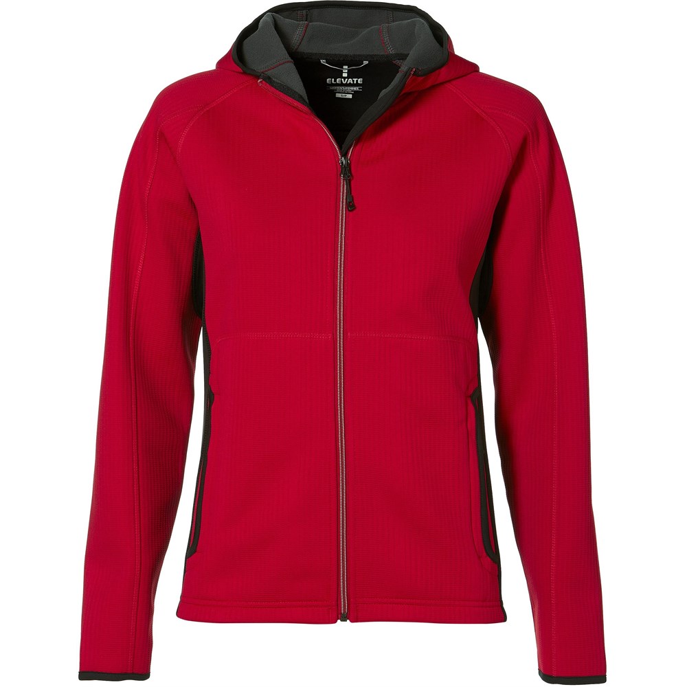 Ladies Ferno Bonded Knit Jacket �C Red