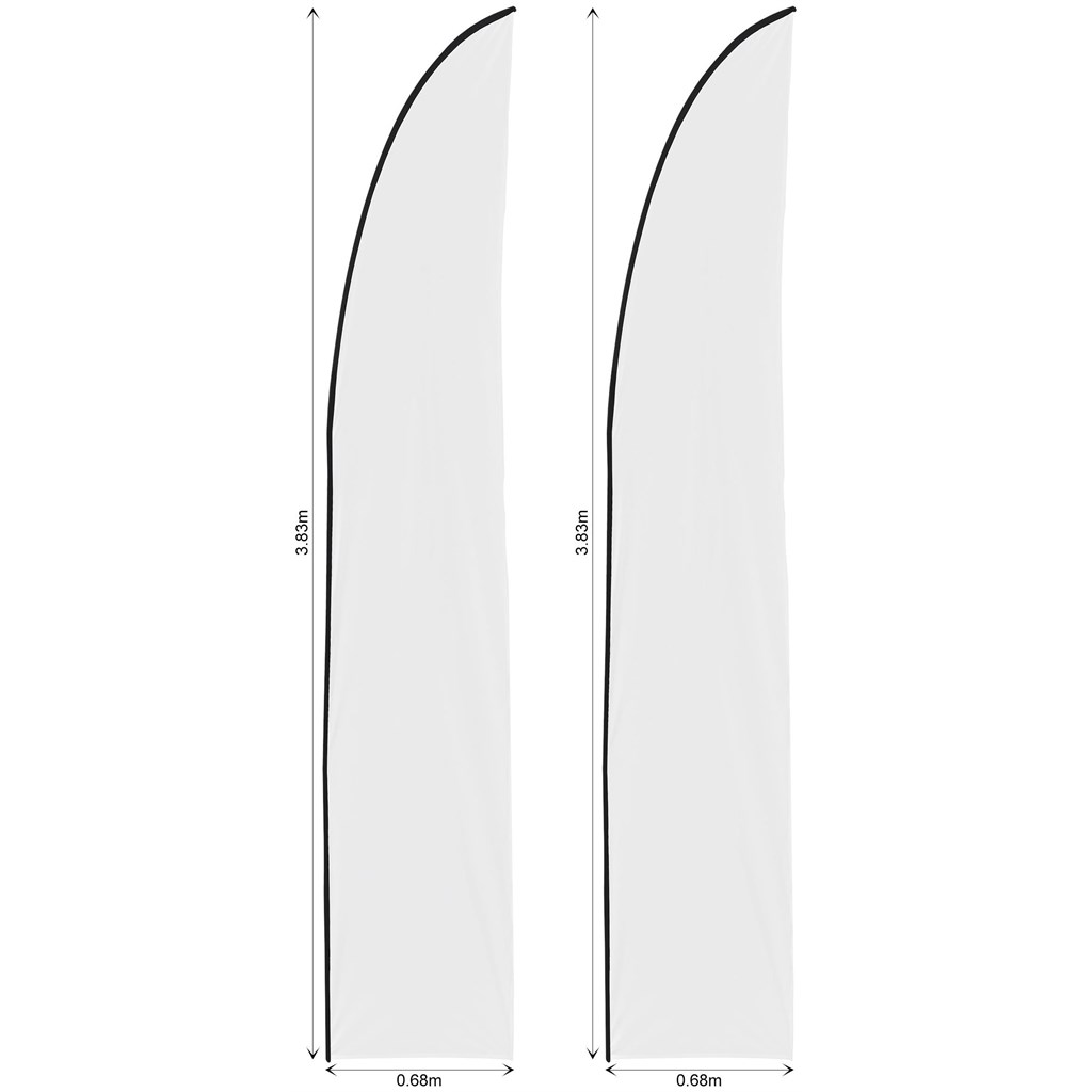 Legend 3m Sublimated Arcfin Flying Banner Skin �C Set Of 2 (Excludes Hardware)