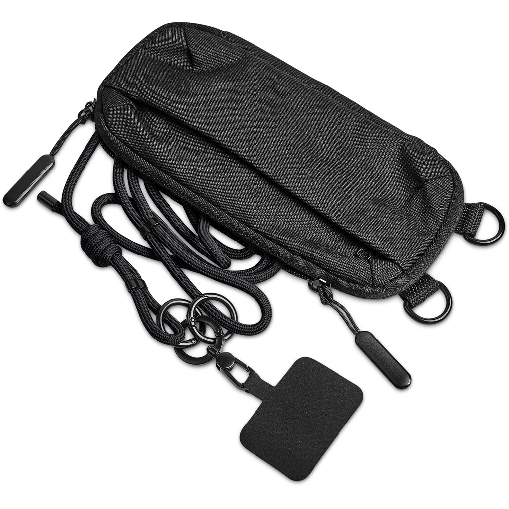 Altitude Glam Recycled PET Crossbody Bag & Phone Strap