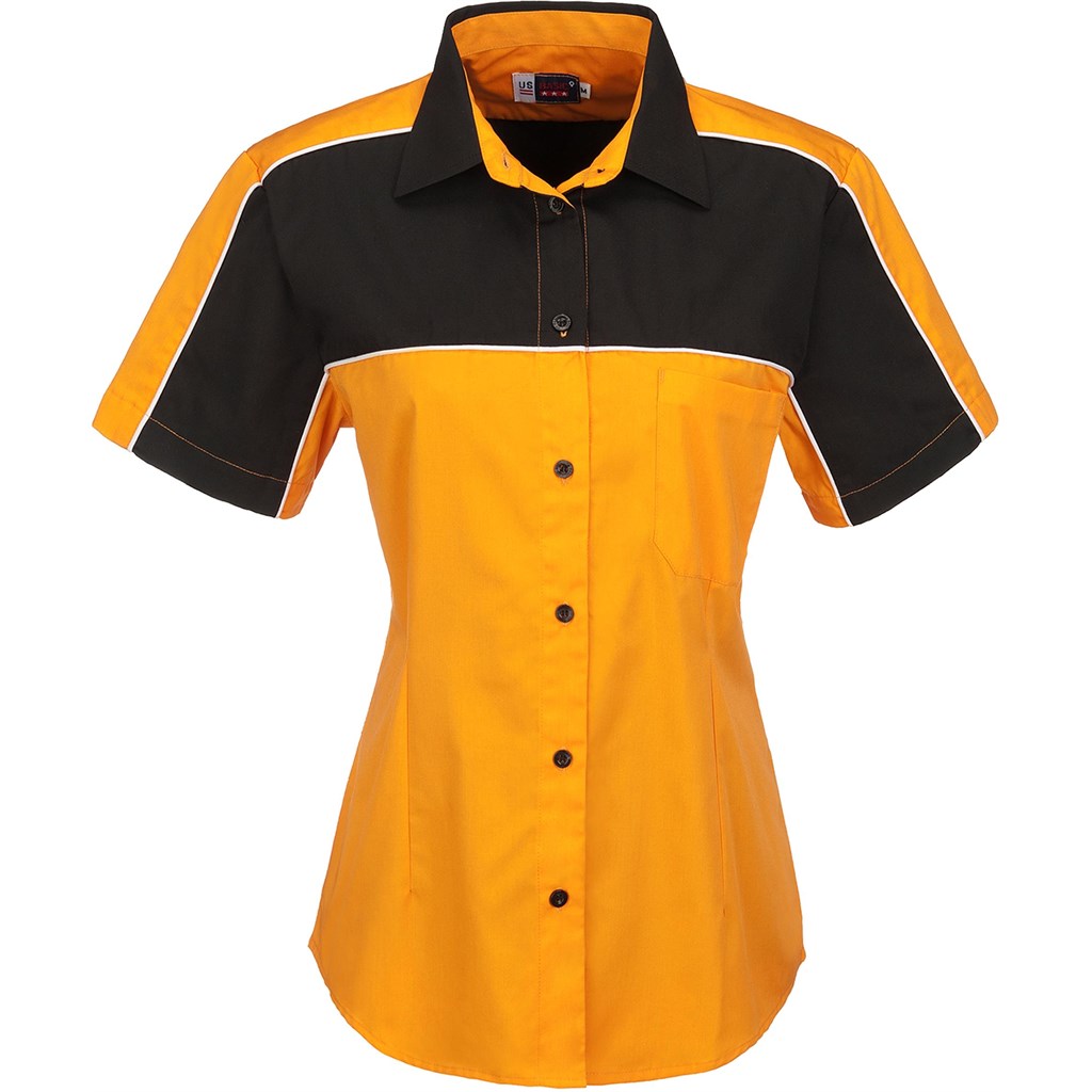 Ladies Daytona Pitt Shirt �C Orange