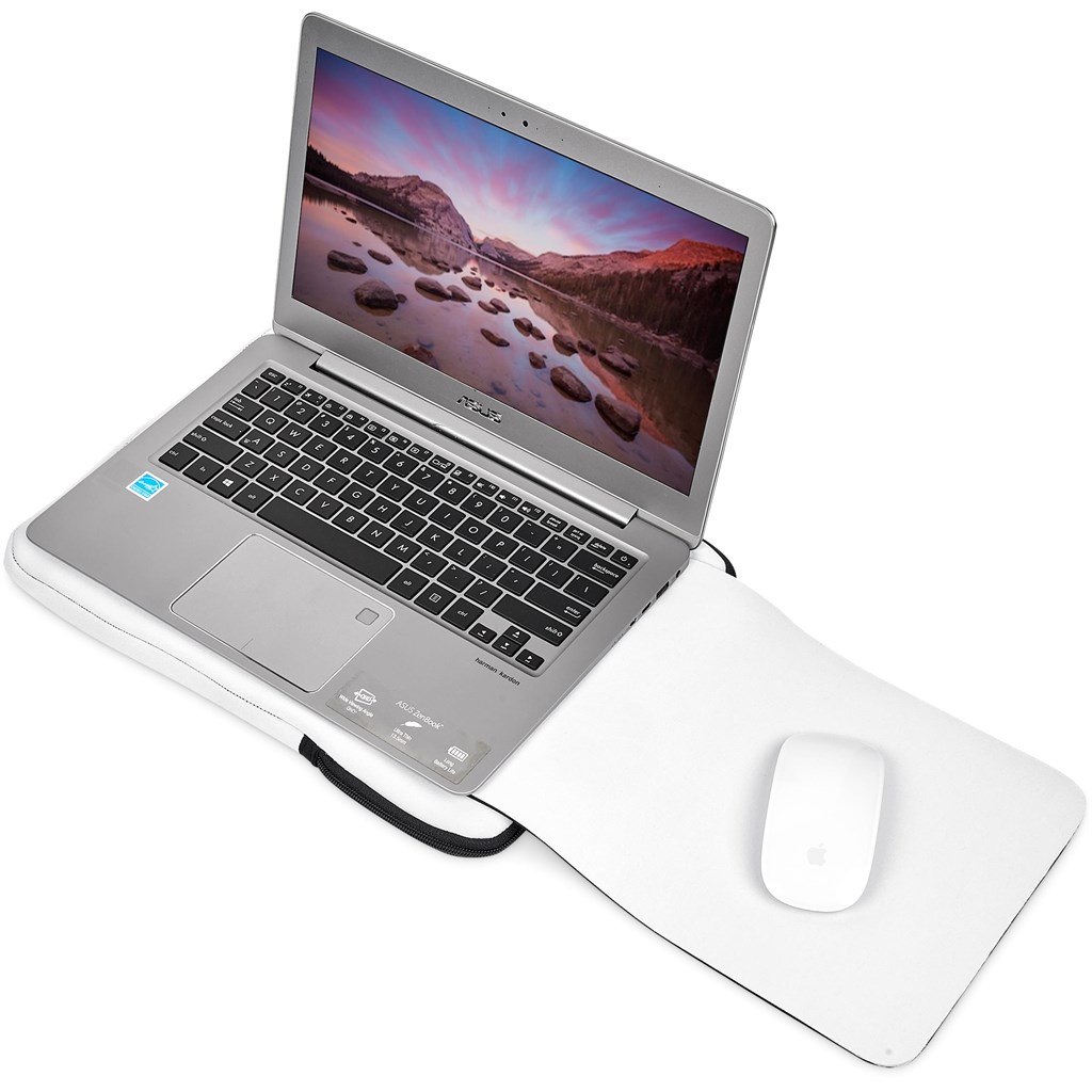 Hoppla Grotto 13 inch Neoprene Laptop Sleeve With Build-In Mouse Pad