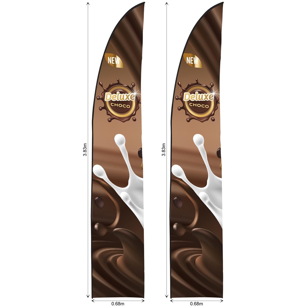 Legend 3m Sublimated Arcfin Flying Banner Skin �C Set Of 2 (Excludes Hardware)