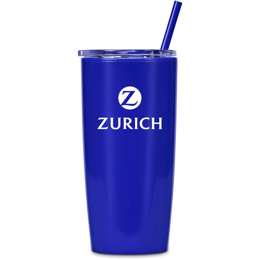 Altitude Daytona Plastic 2-in-1 Double-Wall Tumbler & Straw �C 600ml