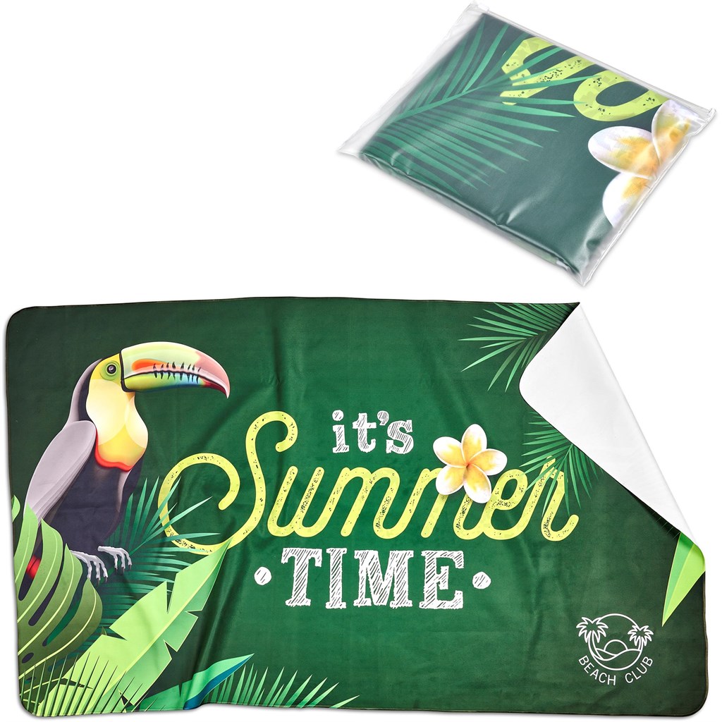 Pre-Printed Sample Hoppla Hula Beach Towel �C Single Sided