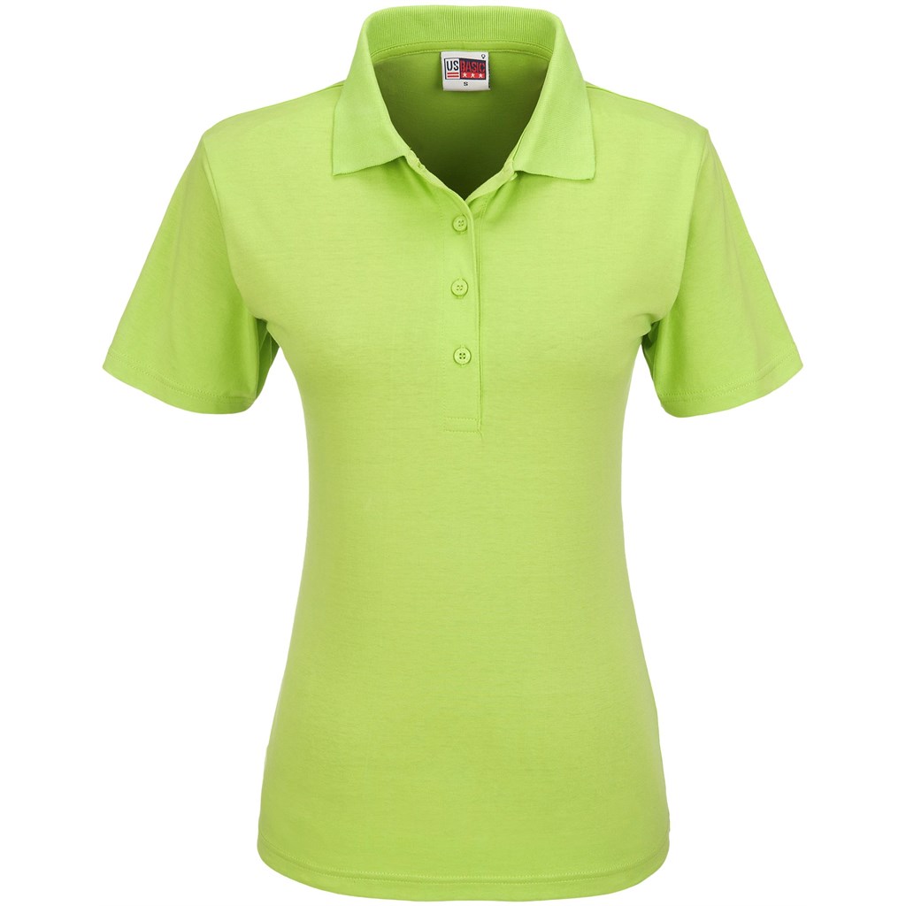 Ladies Cardinal Golf Shirt �C Lime