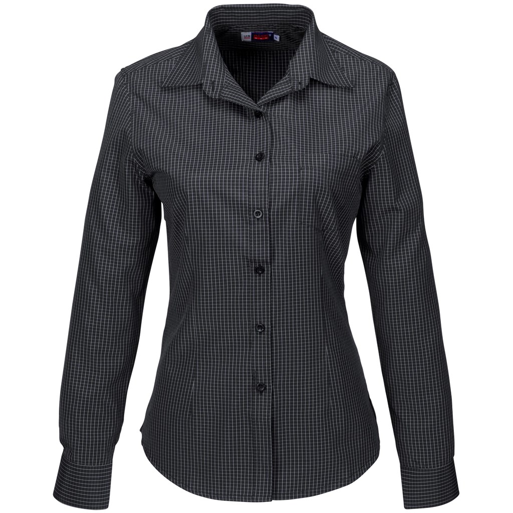 Ladies Long Sleeve Huntington Shirt �C Black
