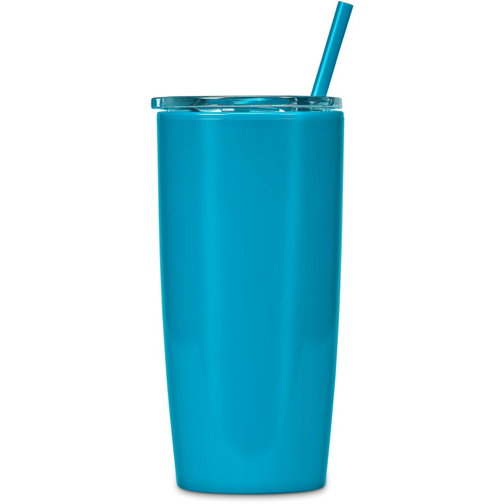 Altitude Daytona Plastic 2-in-1 Double-Wall Tumbler & Straw �C 600ml