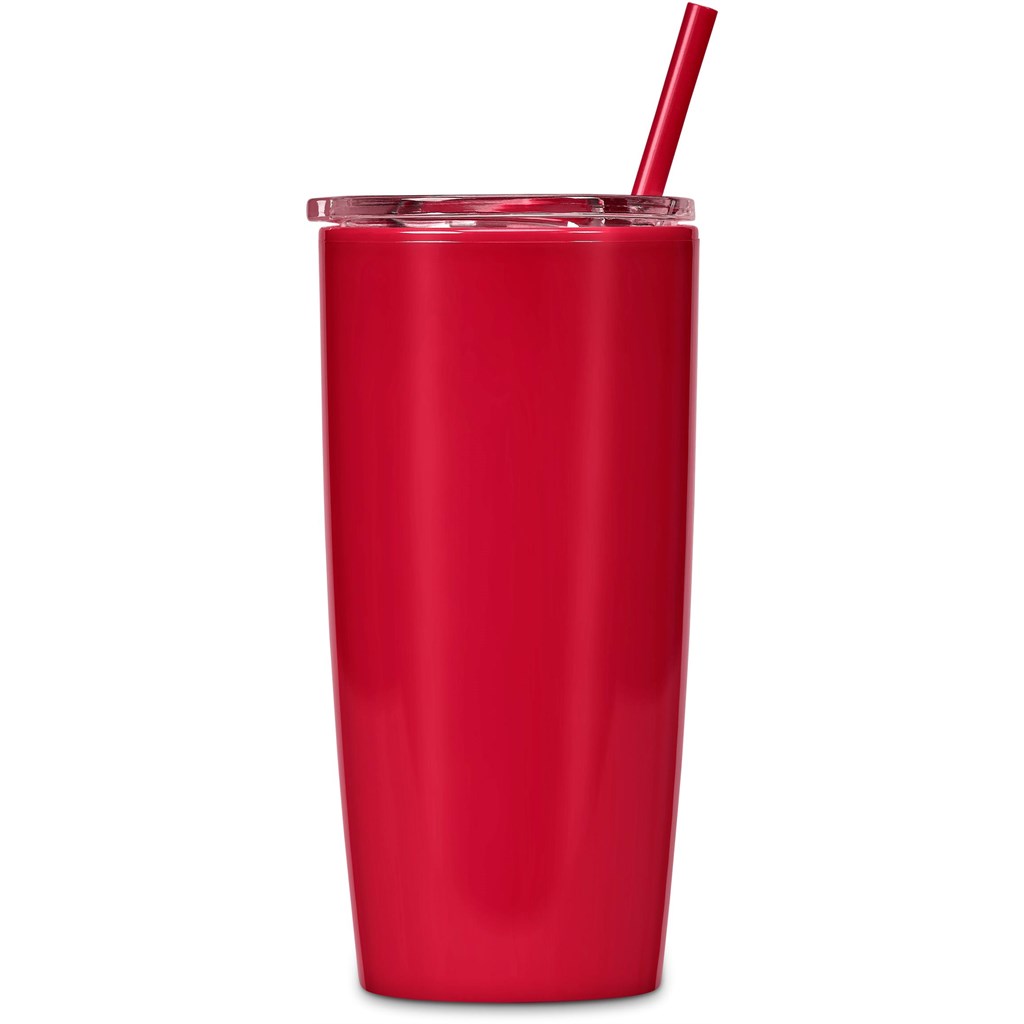 Altitude Daytona Plastic 2-in-1 Double-Wall Tumbler & Straw �C 600ml