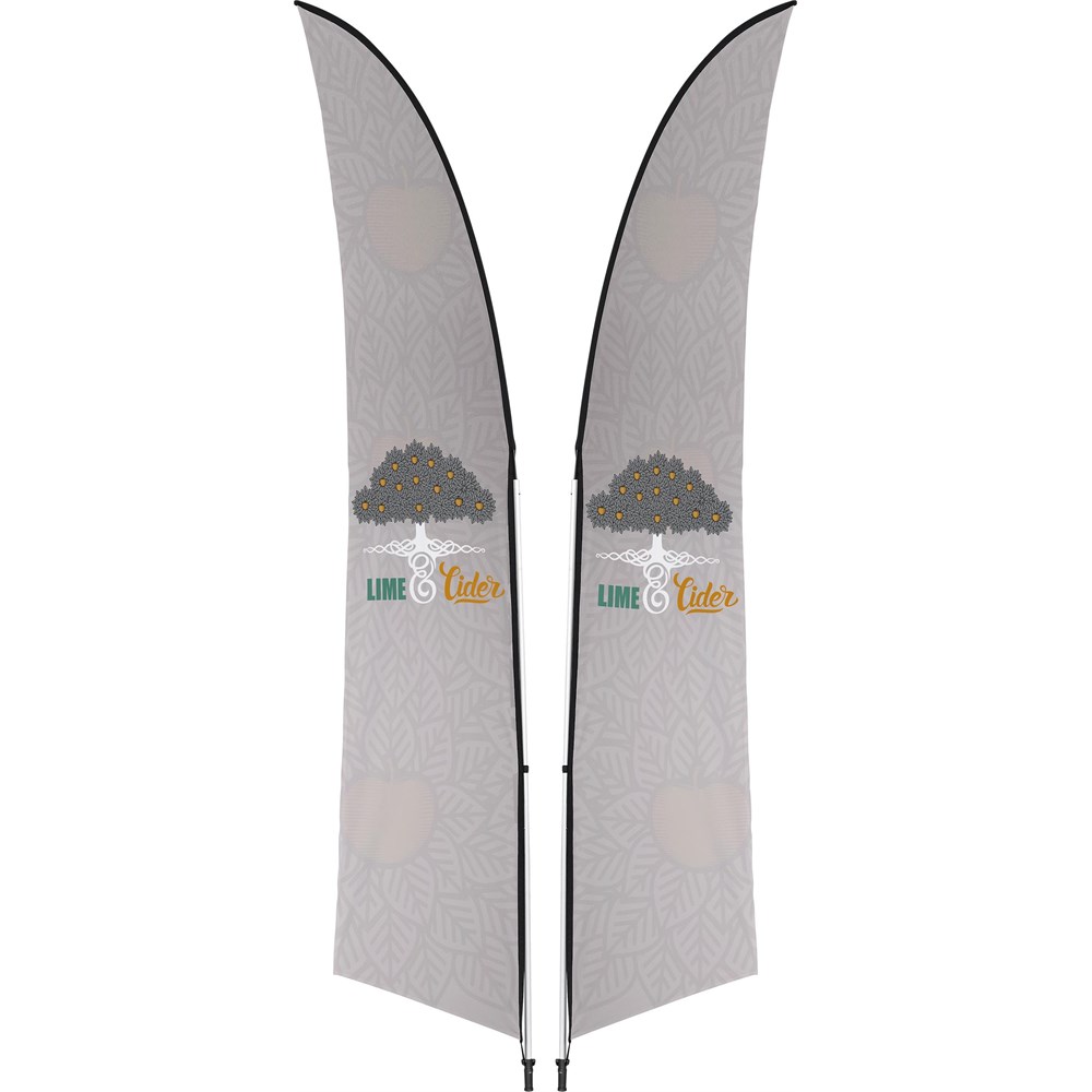 Legend 3M Sublimated Arcfin Double-Sided Flying Banner �C 1 complete unit