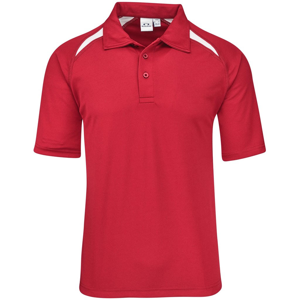 Kids Splice Golf Shirt �C Red
