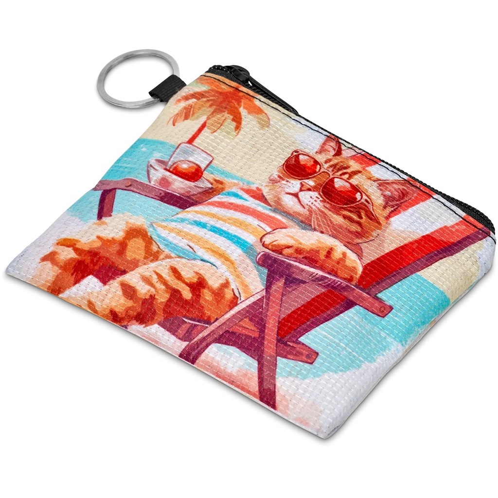 Pre-Printed Sample Hoppla Quirky Recycled PET Credit Card & Coin Purse