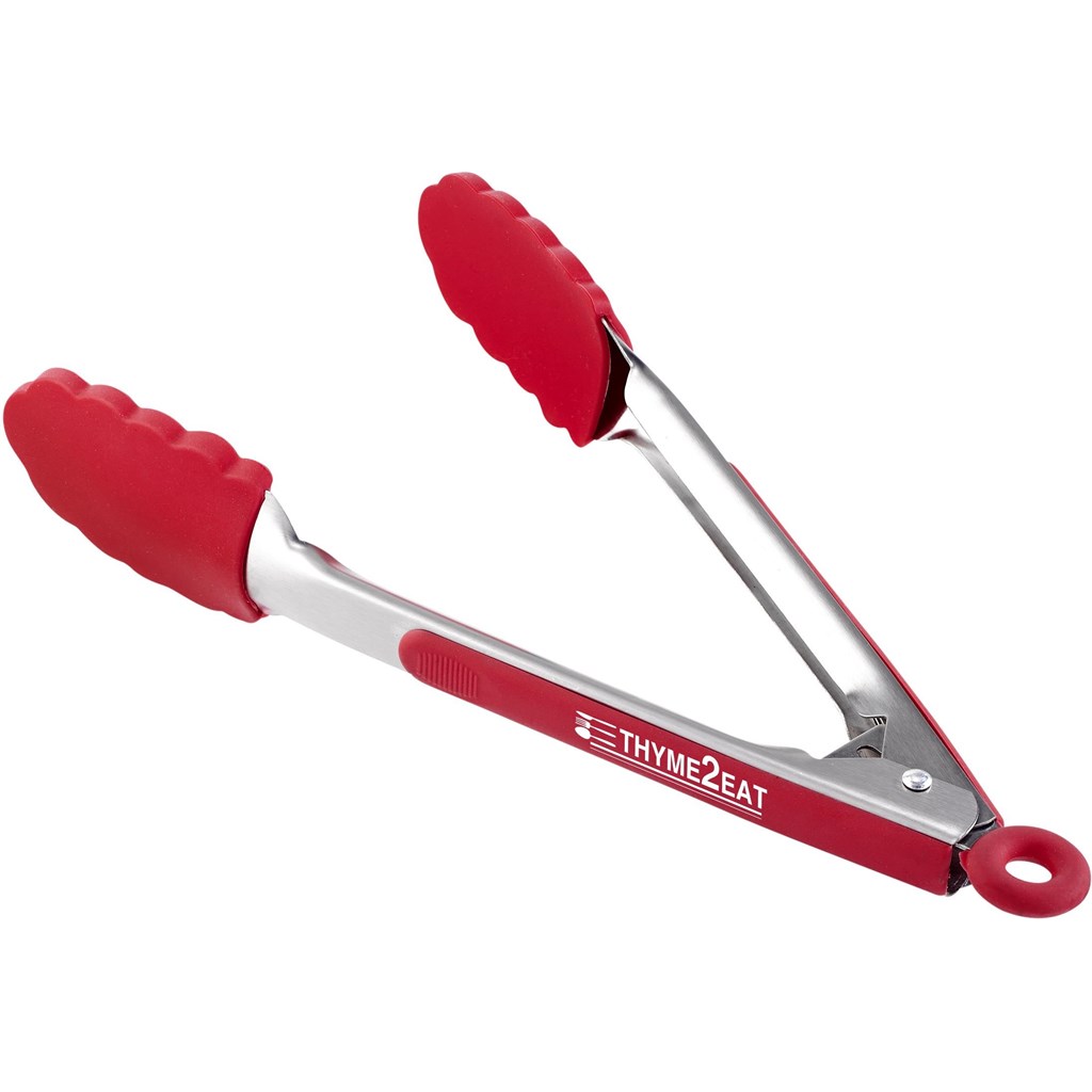 Altitude Crafty Chef Silicone Tongs �C Red