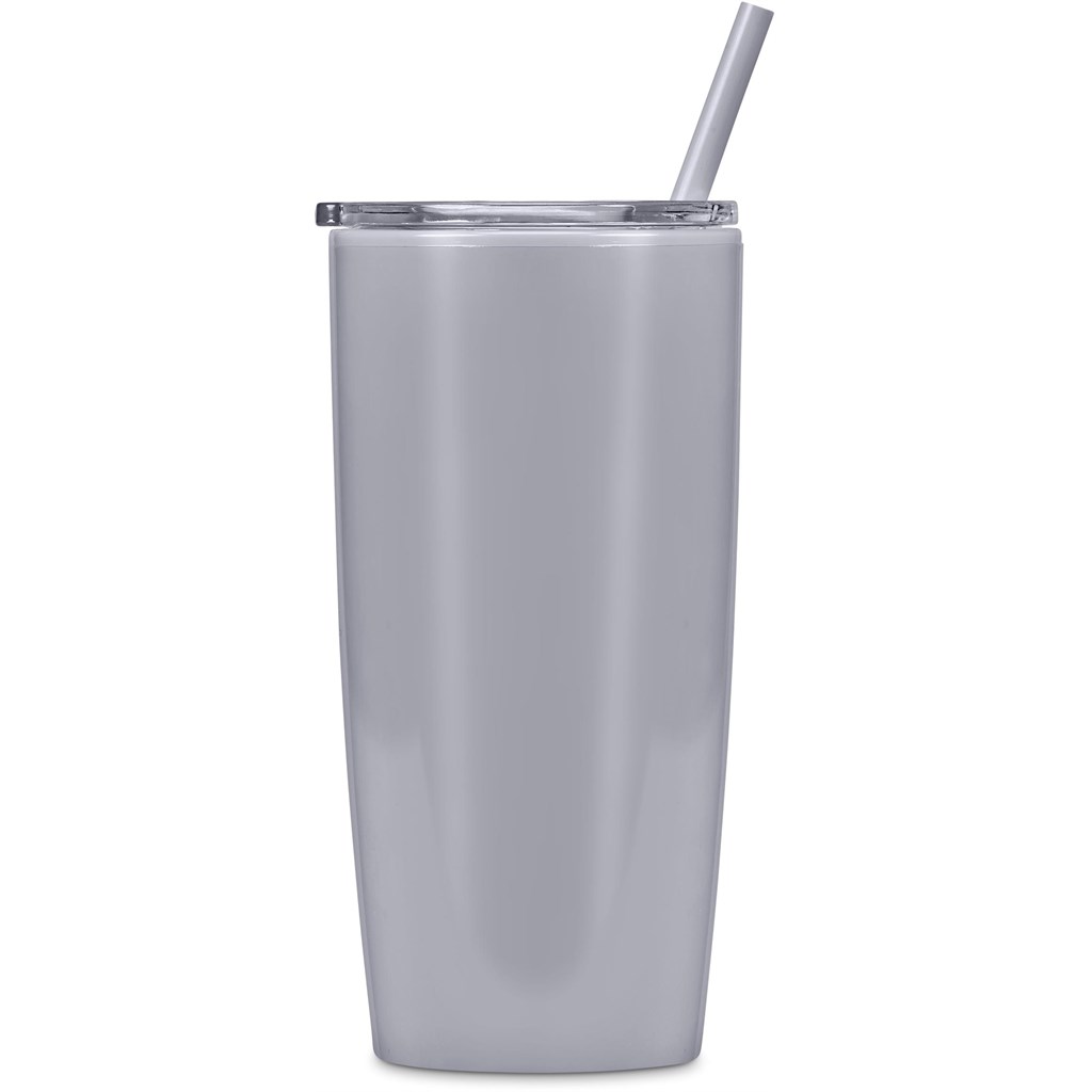 Altitude Daytona Plastic 2-in-1 Double-Wall Tumbler & Straw �C 600ml