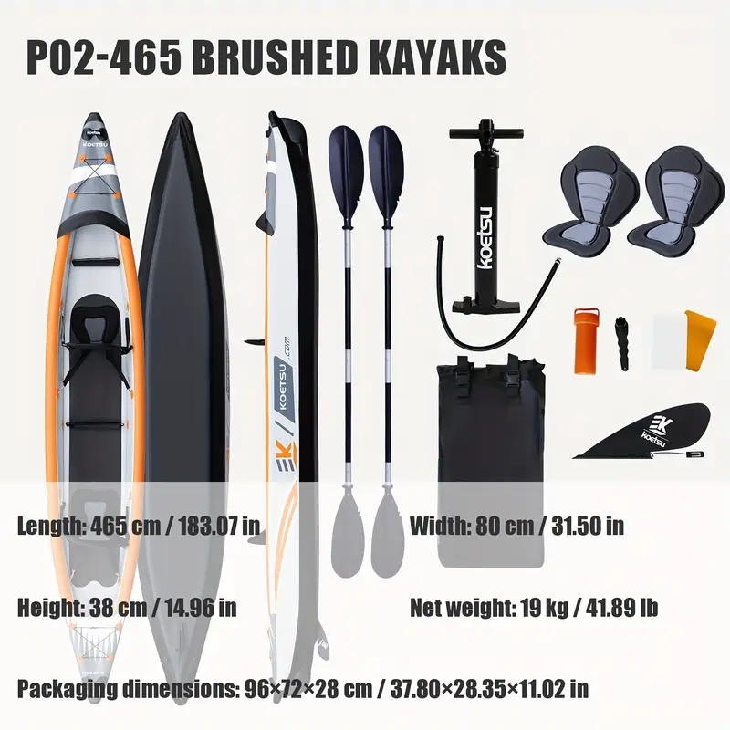 Inflatable Kayak 15'FT (Premium)