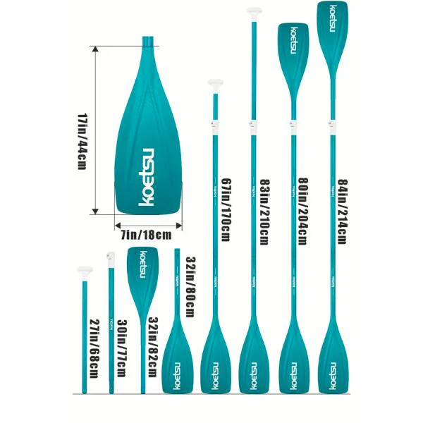 2-in-1 iSUP Kayak Paddle Board Paddle