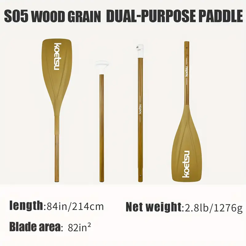 2-in-1 iSUP Kayak Paddle Board Paddle