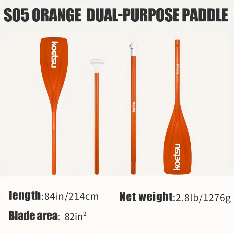 2-in-1 iSUP Kayak Paddle Board Paddle