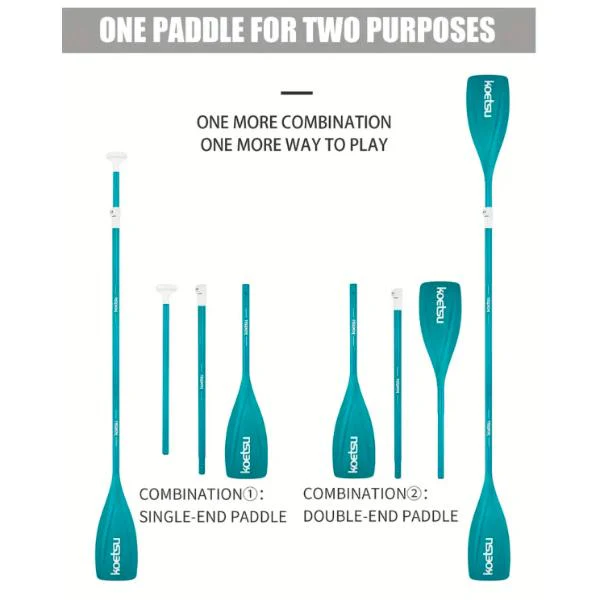 2-in-1 iSUP Kayak Paddle Board Paddle