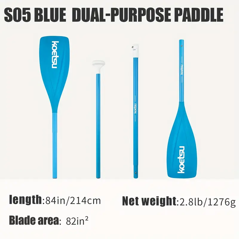 2-in-1 iSUP Kayak Paddle Board Paddle